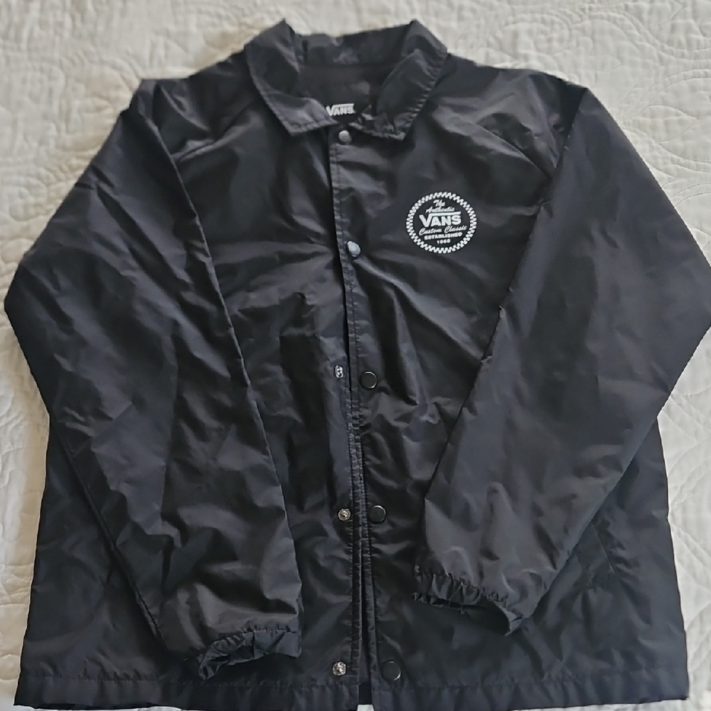Vans Black Windbreaker Jacket